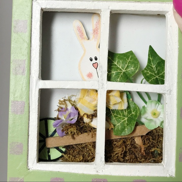 Other - Easter Bunny Shadowbox Decor NEW